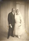 Wedding photo of George & Eleni Vamvakaris, 1924 