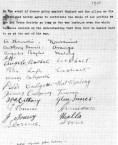 WWI Allegiance pledge - by 12 Greek shop-keepers in NSW country towns, 1915. 