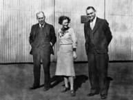 Jim Corones, Nancy Bird and Mr O'Neil in Charleville, ca. 1936 