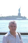 Peter Panaretos standing in Liberty State Park... 