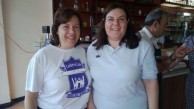 Kathy & Mary Calokerinos, Paul's daughters, eho helped organise the Canberra Cafe function 