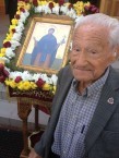 97 year old Mr Sklavos, from Parramatta attended the Ayios Theothoros celebrations 
