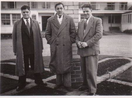 Brothers Theo and Minas Kalokairinos and Mr Tzannes 1954 