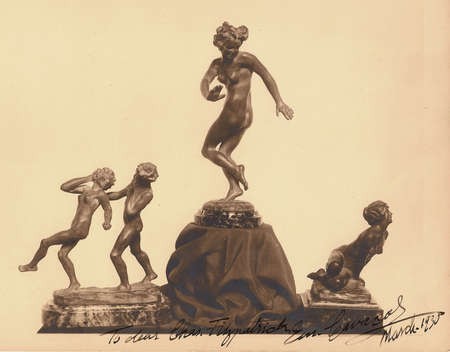 Three sculptures by Emmanuel Cavacos 