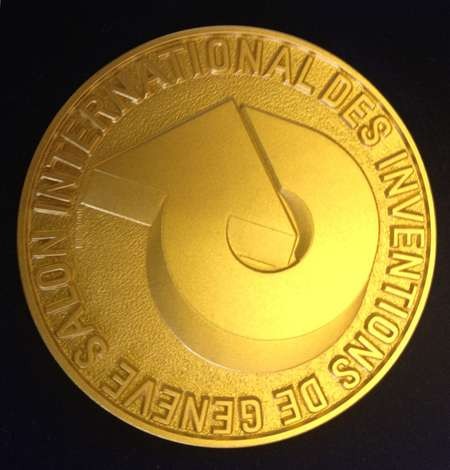 Gold medal awarded to Angelo and John Notaras of Atom Industries, at the ..... 